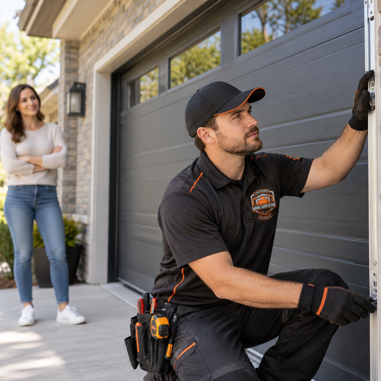 Garage door installation in Lakewood California
