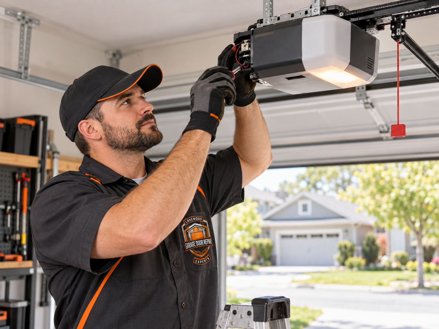 Garage door opener service in Lakewood California