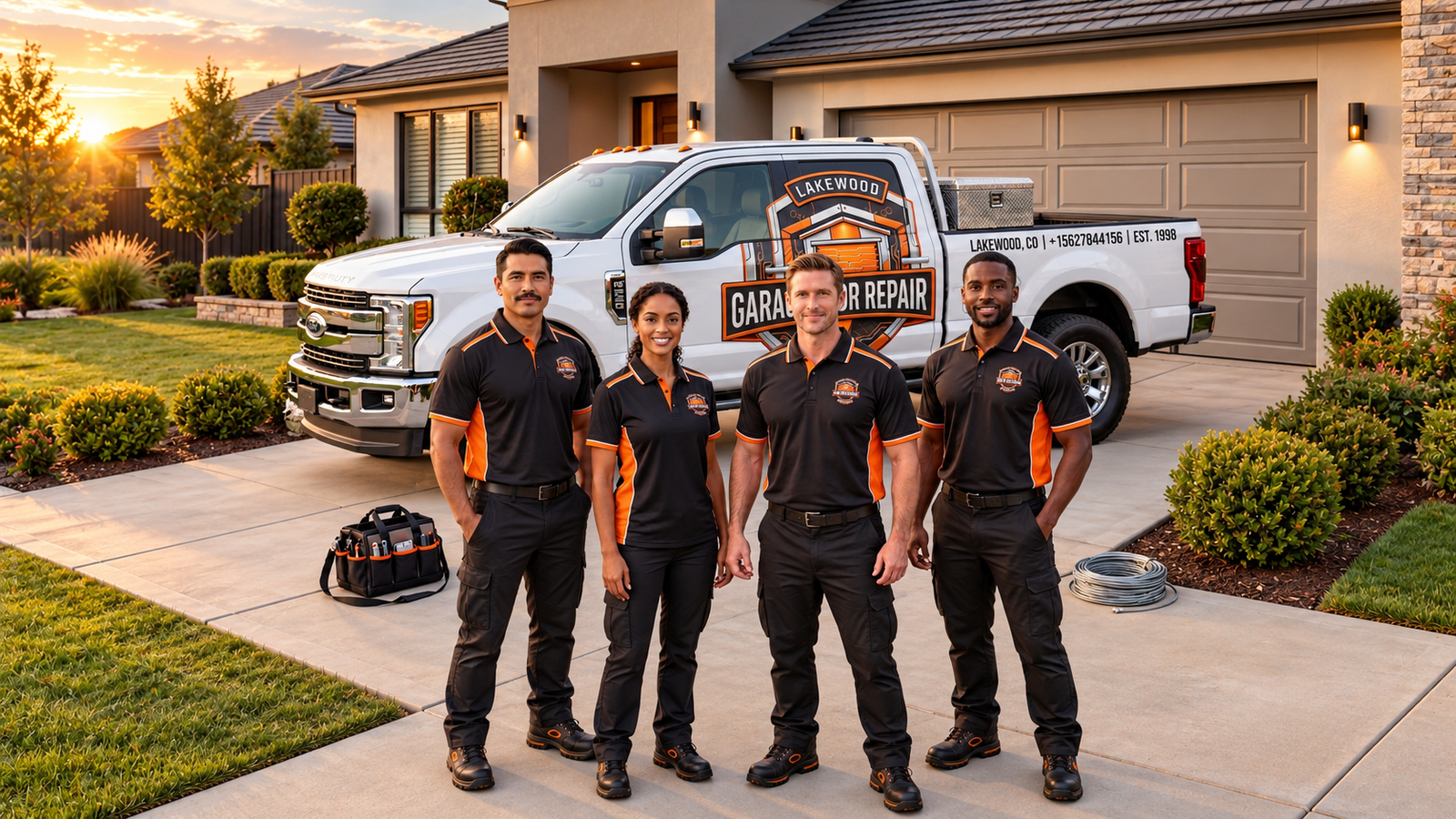 Lakewood Garage Door Repair Experts INC local garage door service team